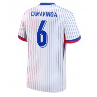 Maglie da calcio Francia Eduardo Camavinga #6 Seconda Maglia Europei 2024 Manica Corta
